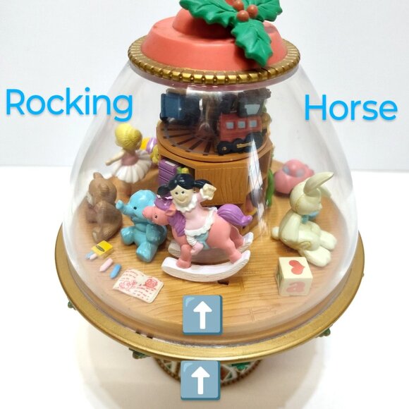 House Of Lloyd Christmas Around The World Twirl Top Toy Shop Works See Video VGC - Picture 11 of 15